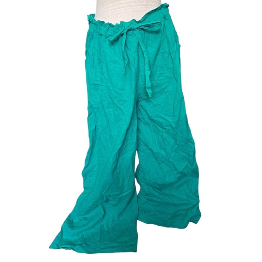 Ashley Stewart Green Cotton Pants - 14/16